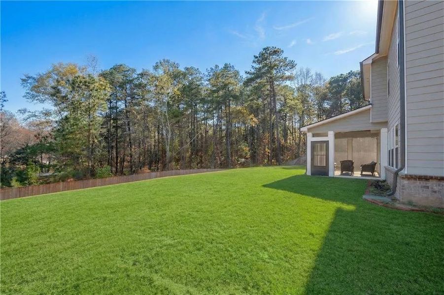 Exterior details and patio area of a home in Westgate Estates, Loganville (Image 3).