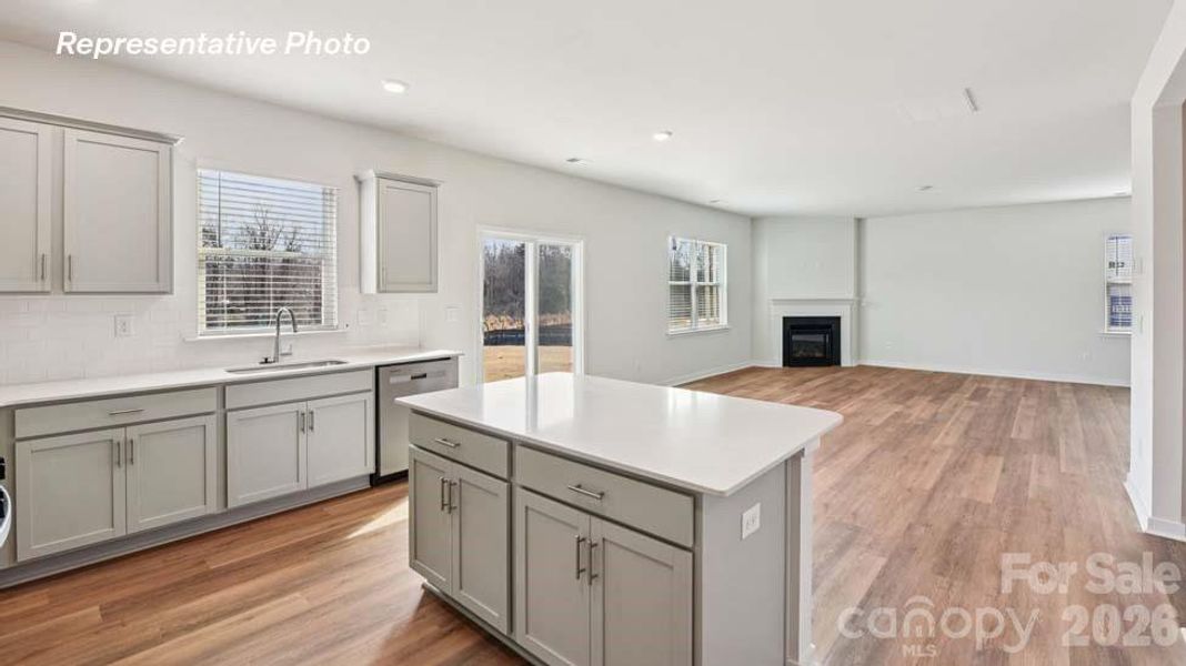 Furnished interior view inside a new home in Cardinal Creek, Charlotte (Image 6).