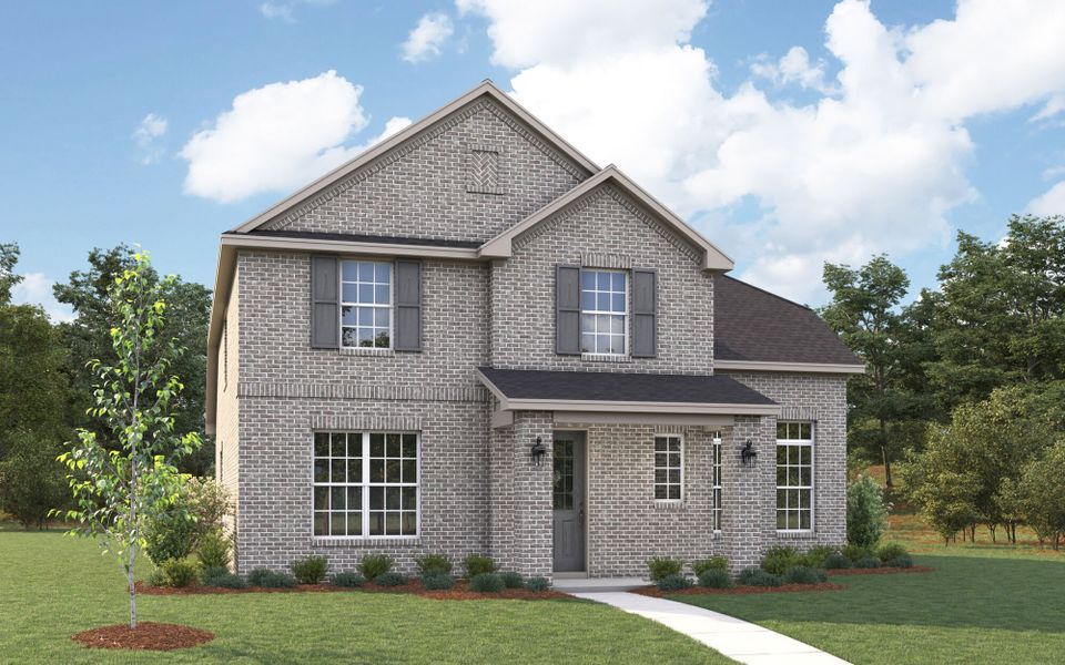 The Livingston - Traditional Elevation The Livingston - Traditional Elevation