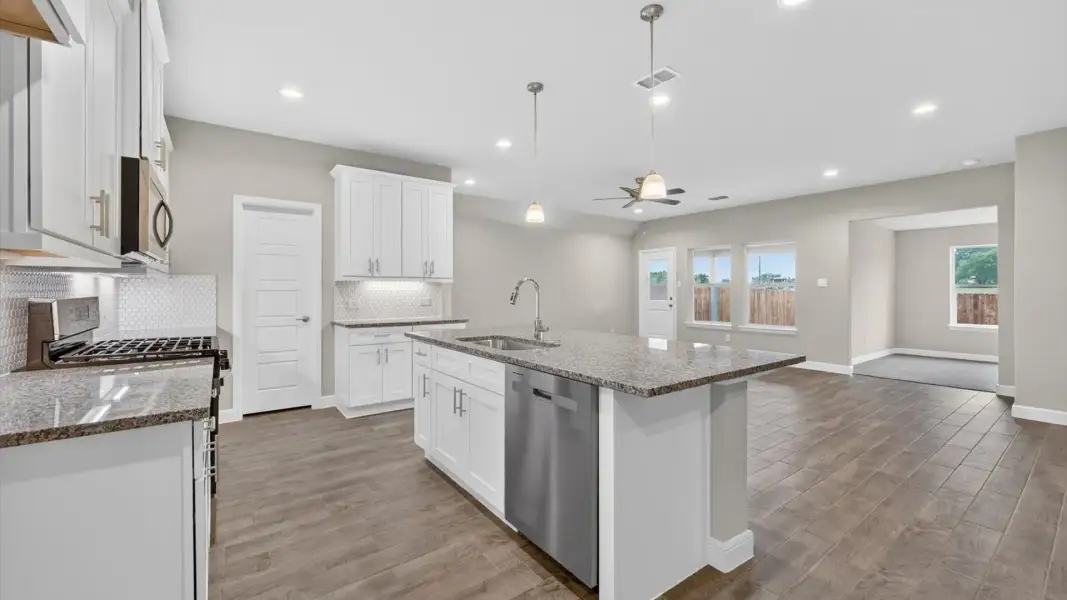 Furnished interior view inside a new home in Parkerville Meadows, DeSoto (Image 5).
