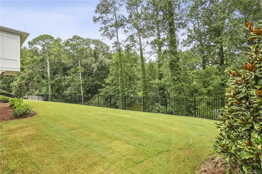 Exterior details and patio area of a home in , Roswell (Image 3). Exterior details and patio area of a home in , Roswell (Image 3).