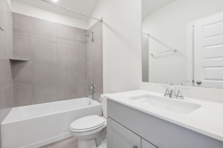 Furnished interior view inside a new home in Kingdom Heights, Rosenberg (Image 5). Furnished interior view inside a new home in Kingdom Heights, Rosenberg (Image 5).