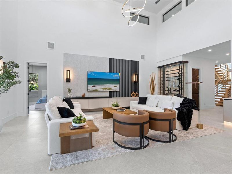 Furnished interior view inside a new home in , Sarasota (Image 9). Furnished interior view inside a new home in , Sarasota (Image 9).