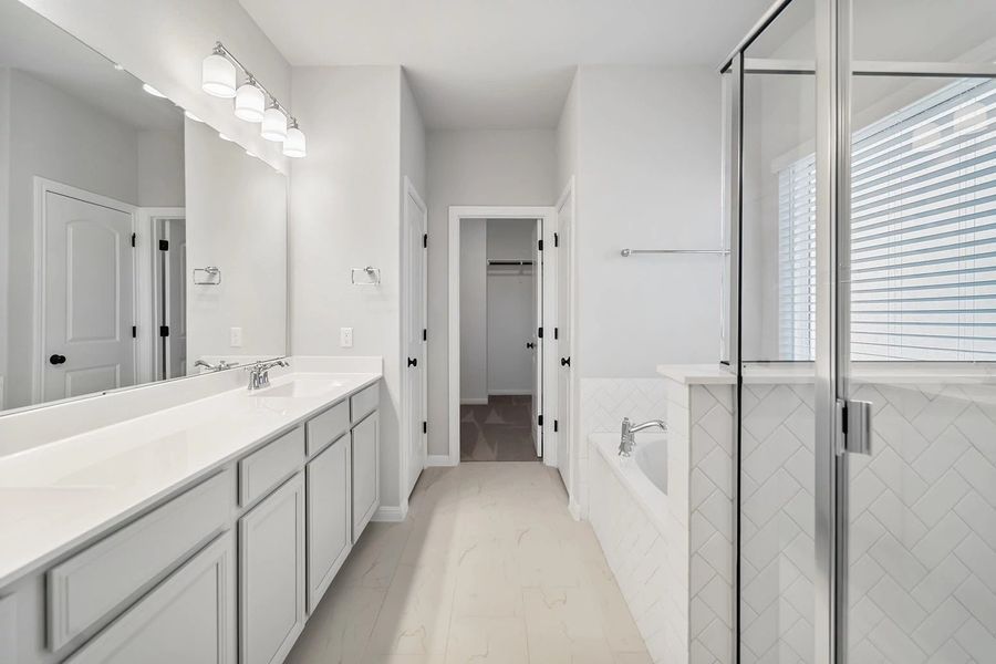 Representative furnished interior of a home built from the Granbury by Ashton Woods in Berry Creek Highlands, Georgetown (Image 18). Representative furnished interior of a home built from the Granbury by Ashton Woods in Berry Creek Highlands, Georgetown (Image 18).