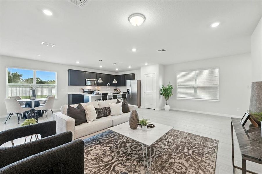 Furnished interior view inside a new home in Amelia Groves, St. Cloud (Image 6).