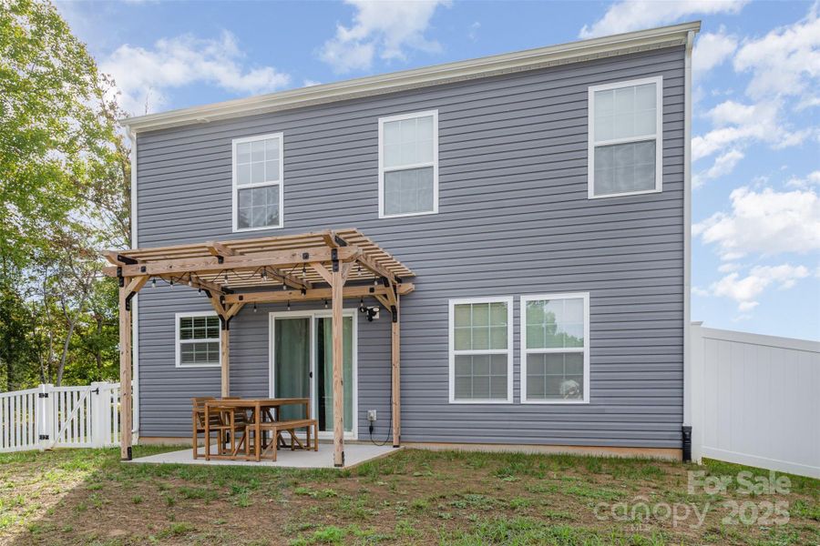 Exterior details and patio area of a home in , Dallas (Image 3). Exterior details and patio area of a home in , Dallas (Image 3).