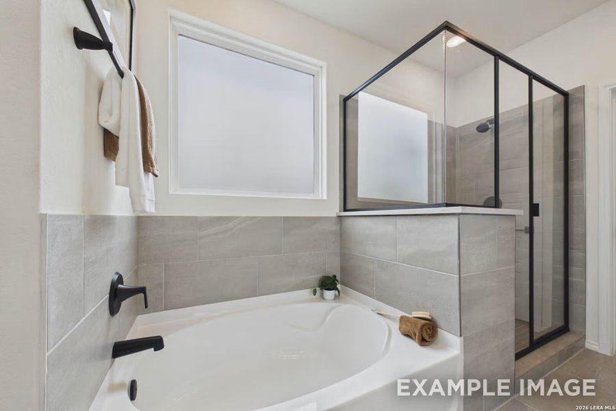 Furnished interior view inside a new home in Morgan Meadows, San Antonio (Image 8).