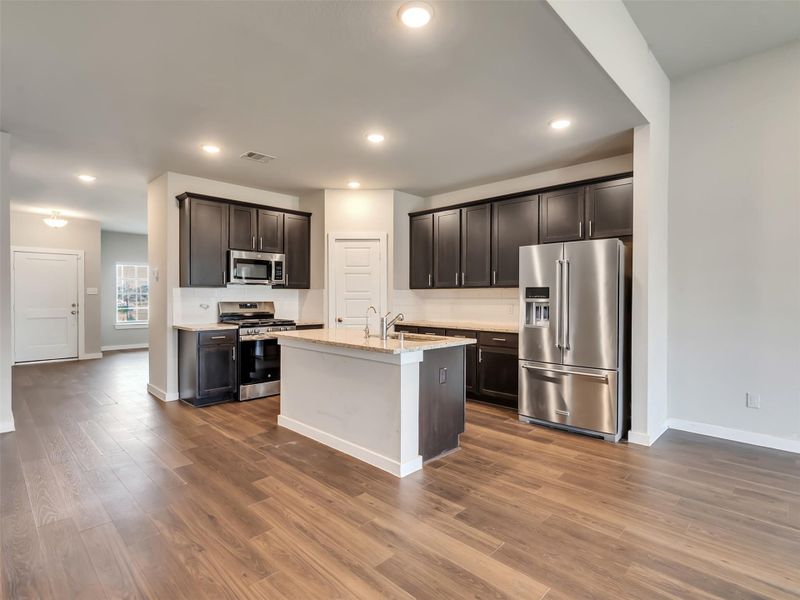 Furnished interior view inside a new home in , La Marque (Image 8).