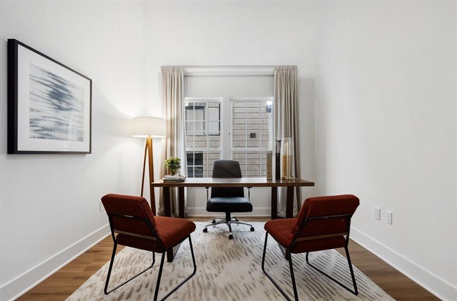 Furnished interior view inside a new home in , Dallas (Image 14).