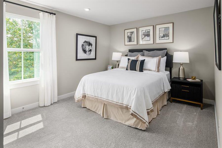 Furnished interior view inside a new home in Backwoods Farms, Moyock (Image 14).