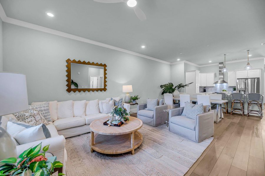 Furnished interior view inside a new home in , Johns Island (Image 24).