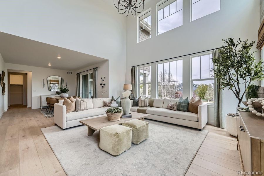 Furnished interior view inside a new home in Riano Ridge: The Grand Collection, Loveland (Image 13).