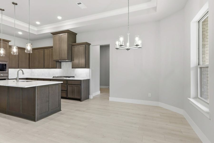 Furnished interior view inside a new home in Ladera Little Elm, Little Elm (Image 19). Furnished interior view inside a new home in Ladera Little Elm, Little Elm (Image 19).