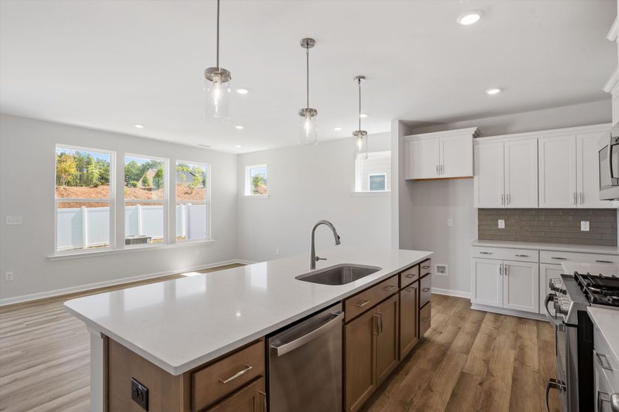 Furnished interior view inside a new home in Sweetbrier, Durham (Image 12).