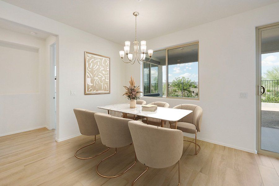 Furnished interior view inside a new home in Alora at Ironwing, Litchfield Park (Image 7).