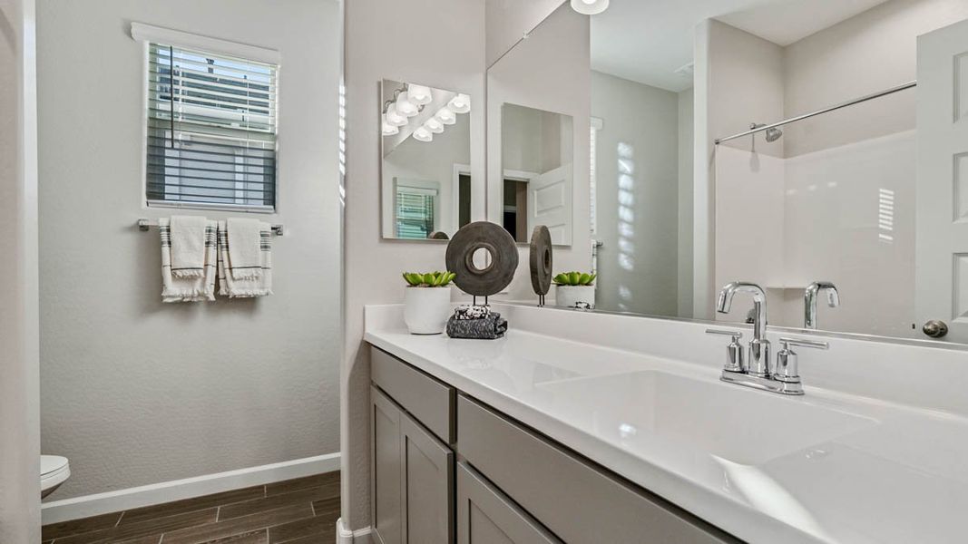 Furnished interior view inside a new home in Desert Moon Estates, Buckeye (Image 27).