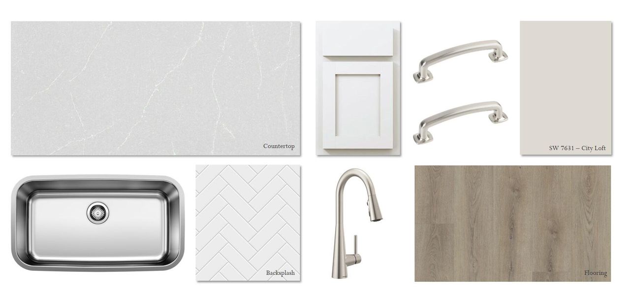 Sample of building materials used in homes in Midtown at Nexton, Summerville (Image 48).