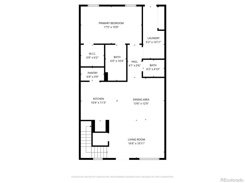 Main level floor plan