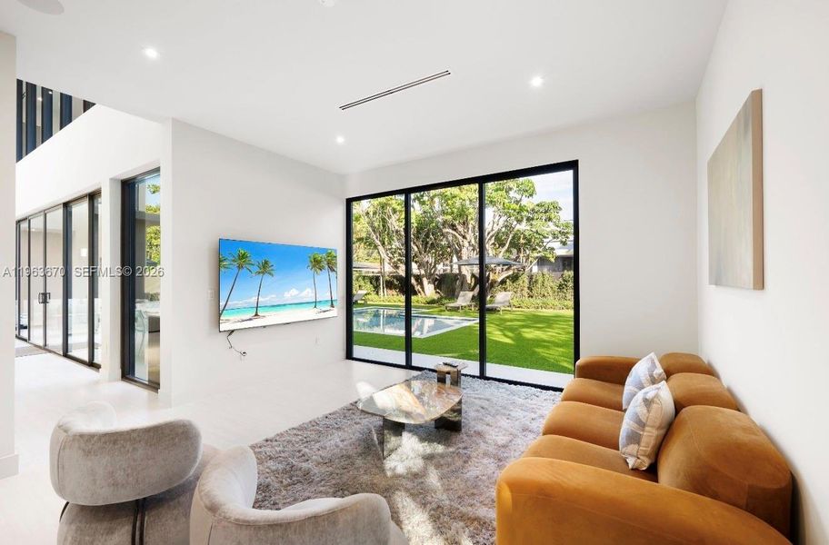 Furnished interior view inside a new home in , Miami (Image 4).