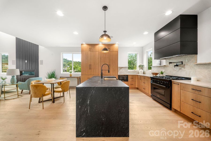 Kitchen + dining area