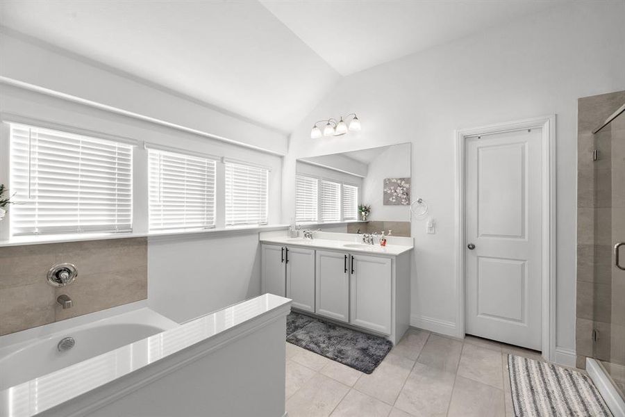 Furnished interior view inside a new home in , Nevada (Image 15). Furnished interior view inside a new home in , Nevada (Image 15).