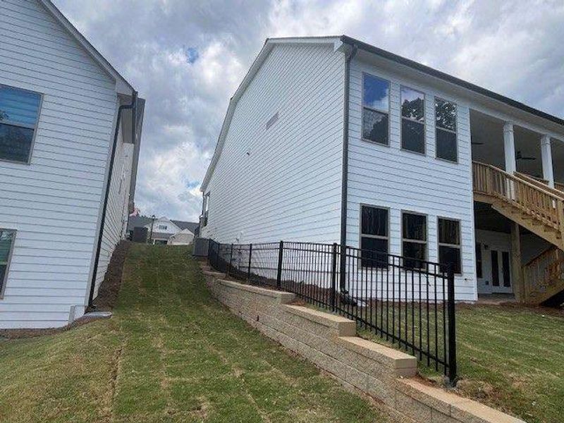 Exterior details and patio area of a home in , Canton (Image 3).