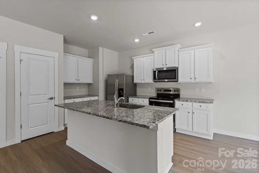 Furnished interior view inside a new home in Willow Estates, Shelby (Image 4).
