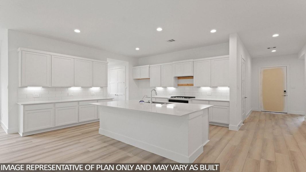 Furnished interior view inside a new home in Hills of Westlake, Conroe (Image 5).