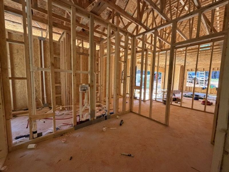 In-progress construction of a new home in Mitchell Farms, LaGrange, GA (Image 13). In-progress construction of a new home in Mitchell Farms, LaGrange, GA (Image 13).