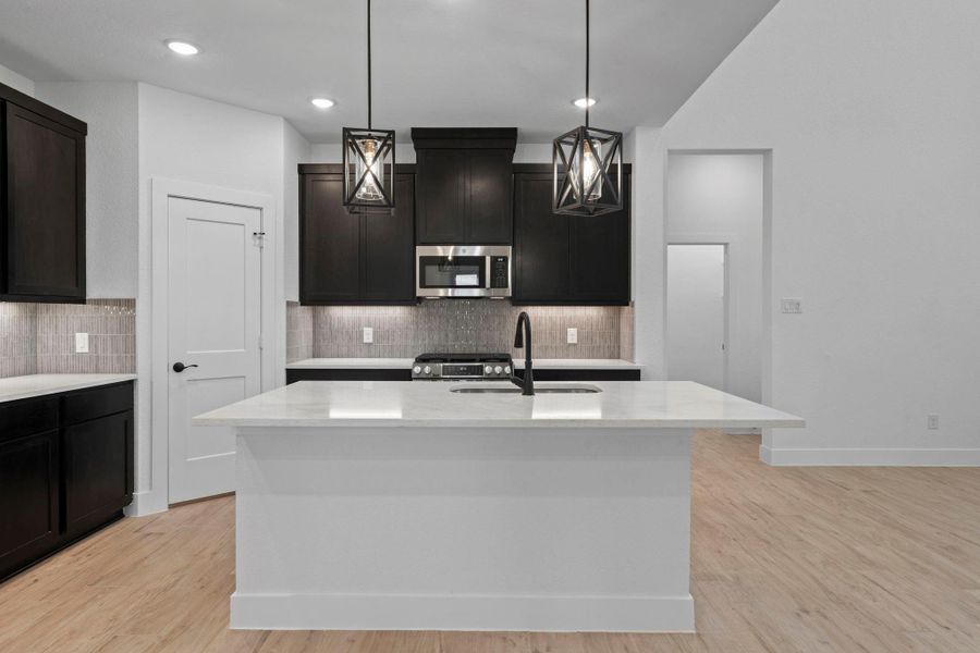Furnished interior view inside a new home in The Woodlands Hills, Willis (Image 6).