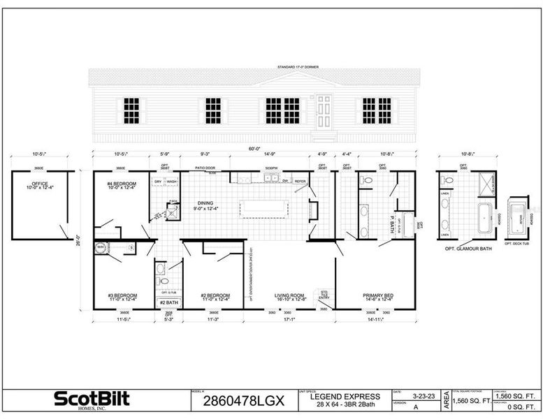 2D floor plan layout of this home in , Okeechobee, FL (Image 3). 2D floor plan layout of this home in , Okeechobee, FL (Image 3).