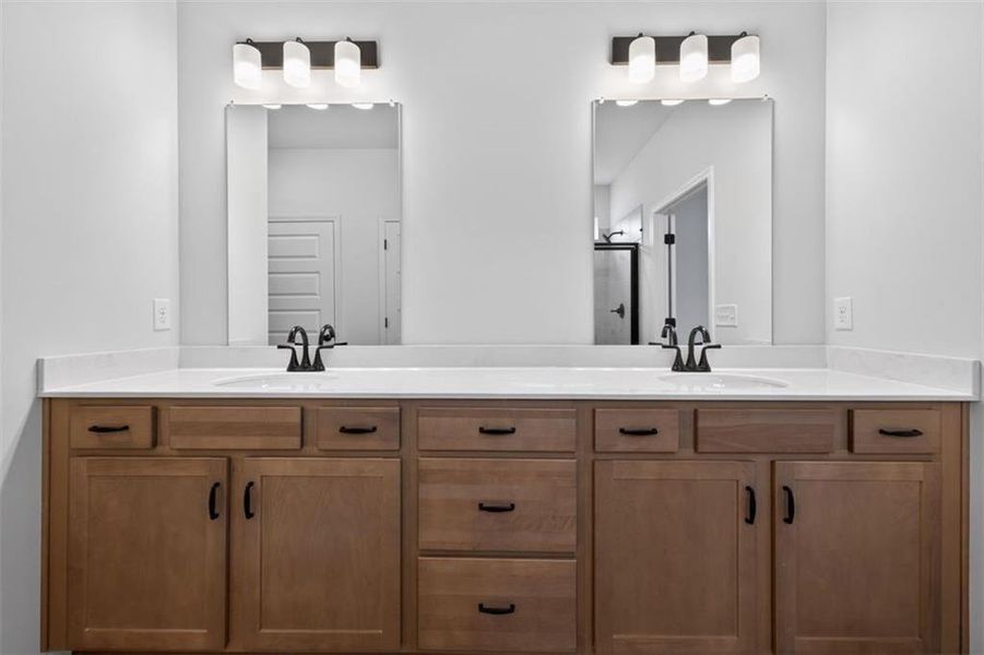 Furnished interior view inside a new home in Jones Ridge, Dallas (Image 16).