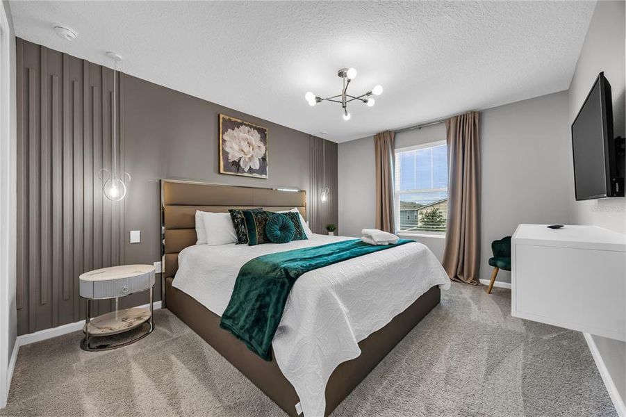 Furnished interior view inside a new home in , Kissimmee (Image 25).