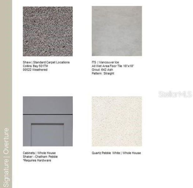 Design Selections ~ Home is under construction, selections are subject to change Design Selections ~ Home is under construction, selections are subject to change