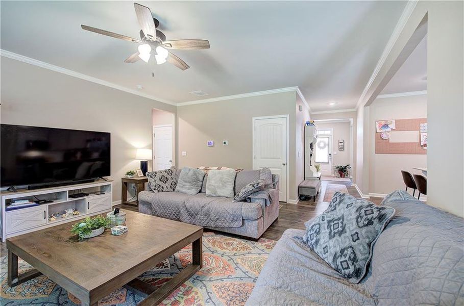 Furnished interior view inside a new home in , Cartersville (Image 38). Furnished interior view inside a new home in , Cartersville (Image 38).
