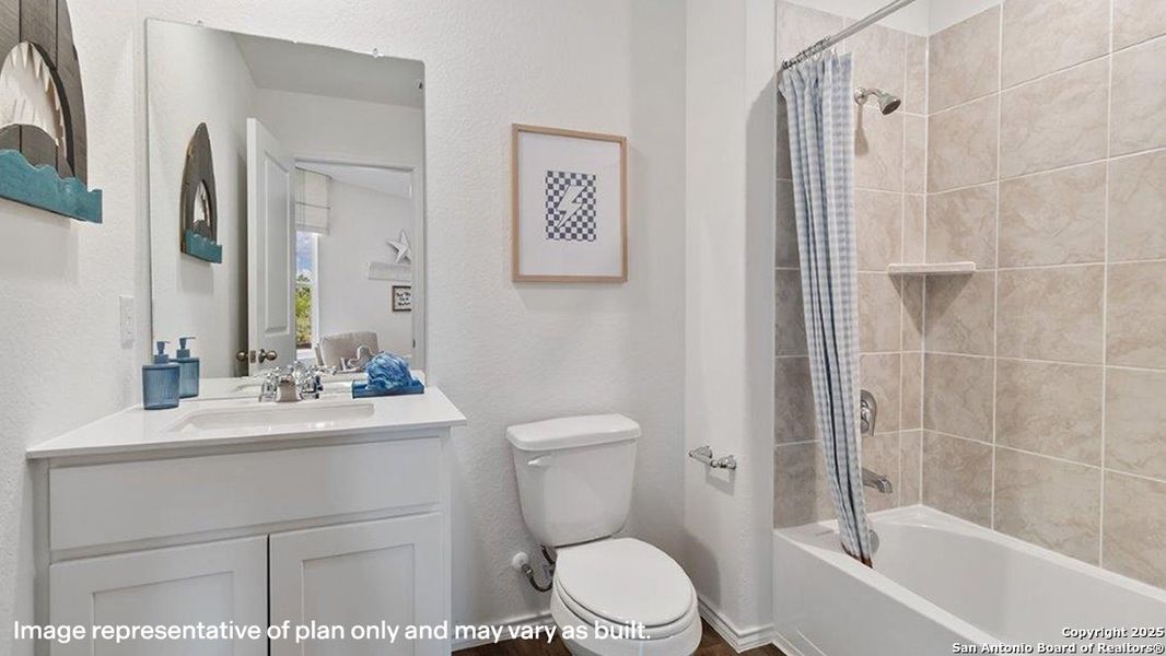 Furnished interior view inside a new home in Riverstone at Westpointe, San Antonio (Image 12).