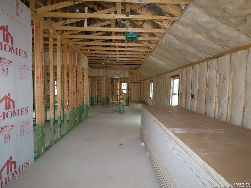 In-progress construction of a new home in Winding Brook, San Antonio, TX (Image 23).