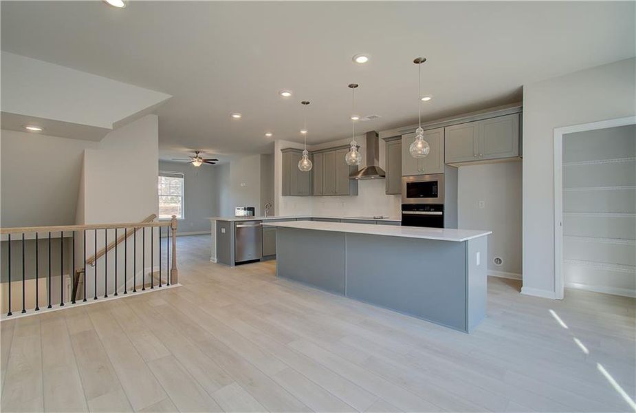 Furnished interior view inside a new home in Daybreak, Newnan (Image 3).