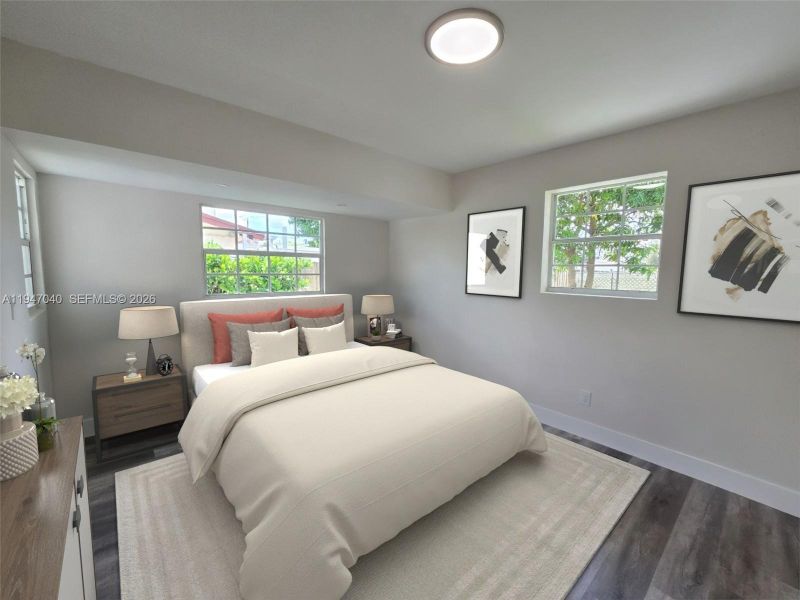 Furnished interior view inside a new home in , Miami (Image 30). Furnished interior view inside a new home in , Miami (Image 30).