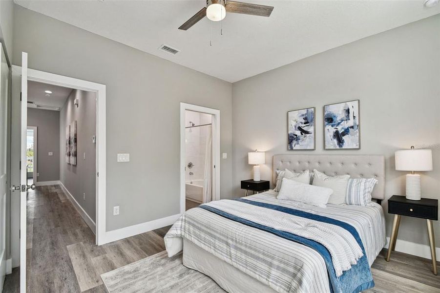 Furnished interior view inside a new home in , Tampa (Image 3). Furnished interior view inside a new home in , Tampa (Image 3).