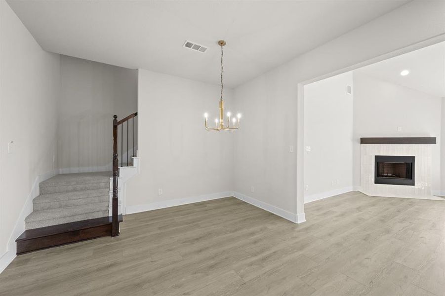 Spacious, unfurnished interior of a new home in The Retreat, Waxahachie (Image 38). Spacious, unfurnished interior of a new home in The Retreat, Waxahachie (Image 38).