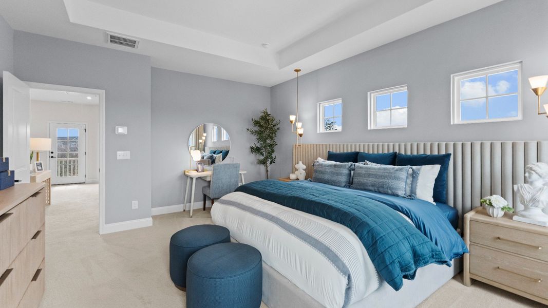 The Brockton Plan by DRB homes in Pineville, NC - Primary Bedroom