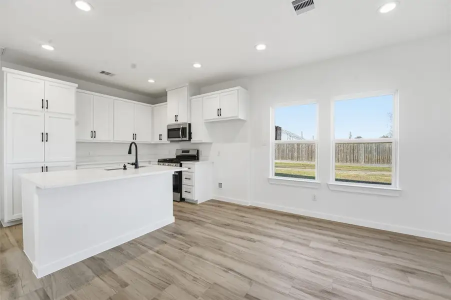 Furnished interior view inside a new home in , La Porte (Image 13).