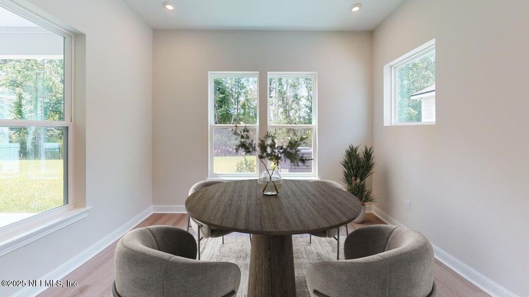 Furnished interior view inside a new home in RiverTown - Vista, St. Johns (Image 3).