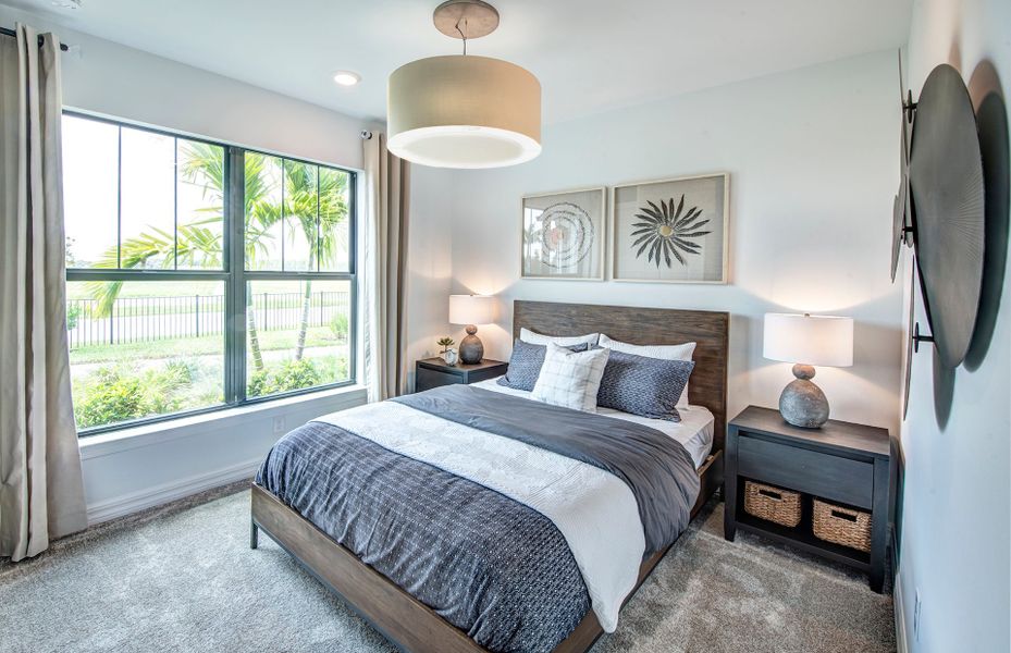Representative furnished interior of a home built from the Cedar by Centex in Cedar Grove at The Woodlands, North Port (Image 14).