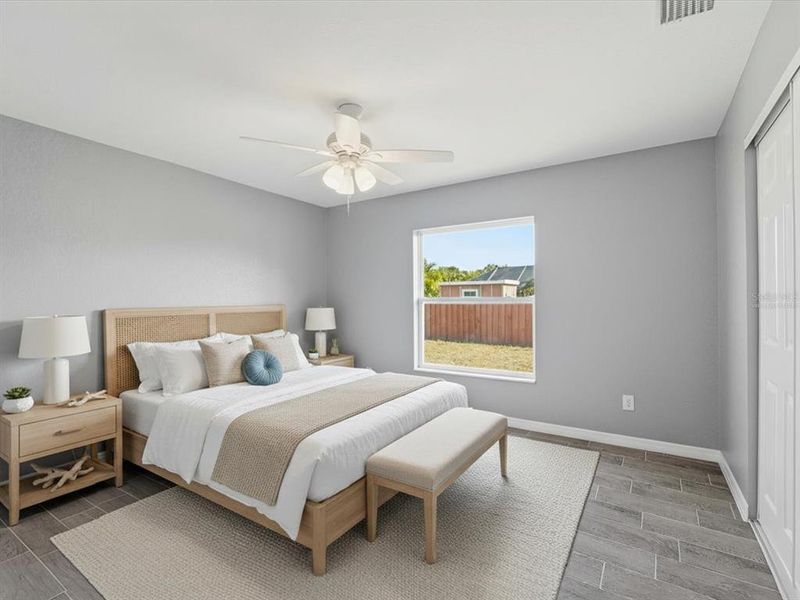 Furnished interior view inside a new home in , Port Charlotte (Image 10). Furnished interior view inside a new home in , Port Charlotte (Image 10).