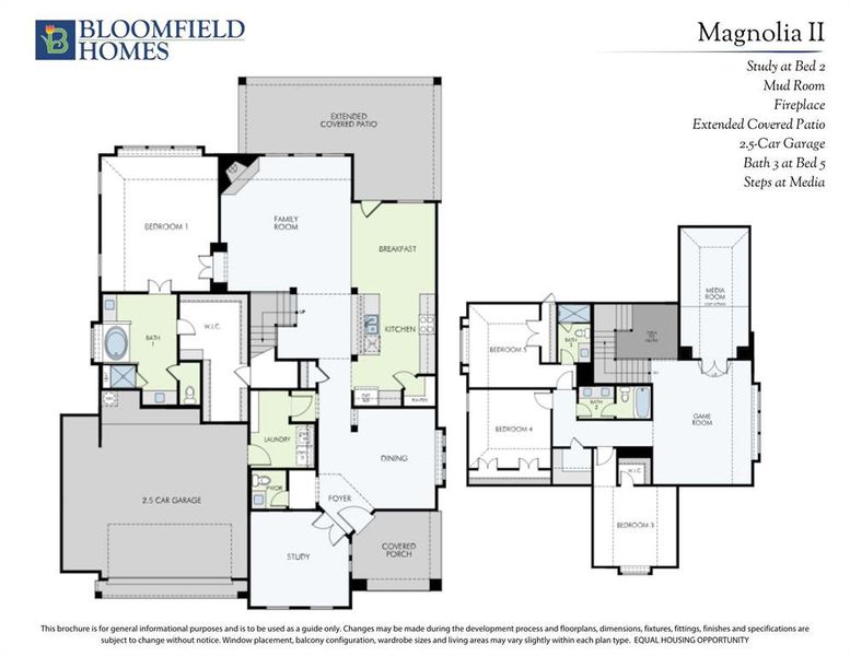 2D floor plan layout of this home in Triple Diamond Ranch, Mansfield, TX (Image 2).