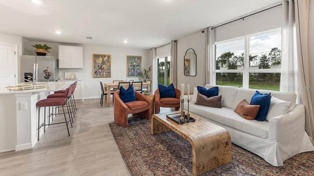 Furnished interior view inside a new home in Mandarin Grove, Palmetto (Image 11).