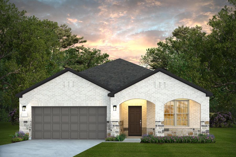 Front exterior of a home in the Nopal Valley community, located in San Antonio, TX (Image 14).