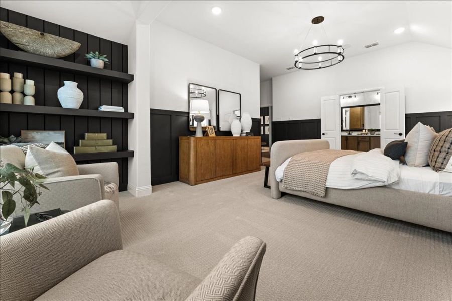 Representative furnished interior of a home built from the Westlake II by Pacesetter Homes in Leonard Trails, Anna (Image 14). Representative furnished interior of a home built from the Westlake II by Pacesetter Homes in Leonard Trails, Anna (Image 14).